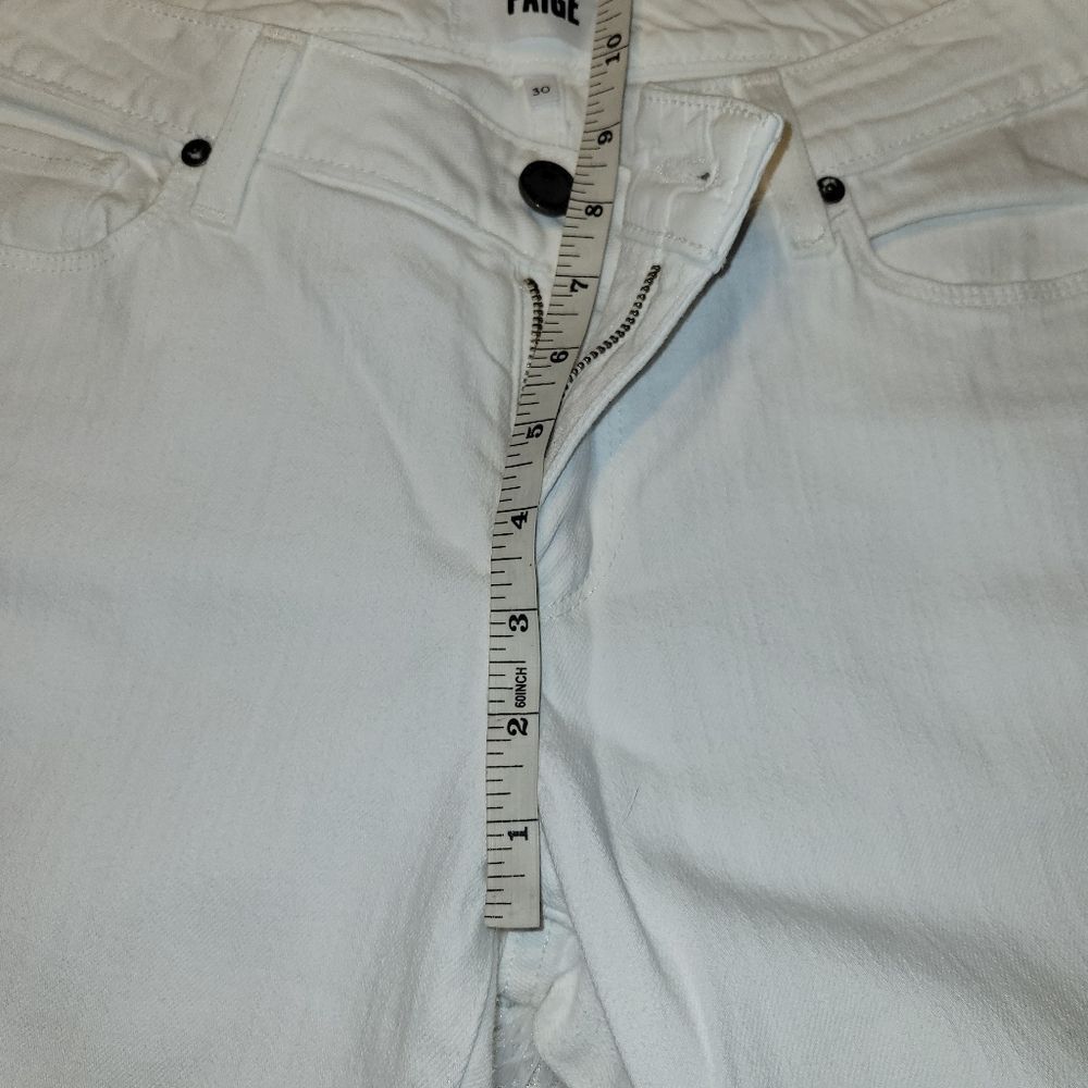 PAIGE white Kylie Crop jeans - Picture 7 of 9